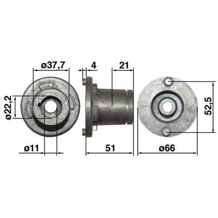 Unášač noža 1111-9068-01, 1111-2678-01 pre Stiga Multiclip 48, Multiclip Pro 48