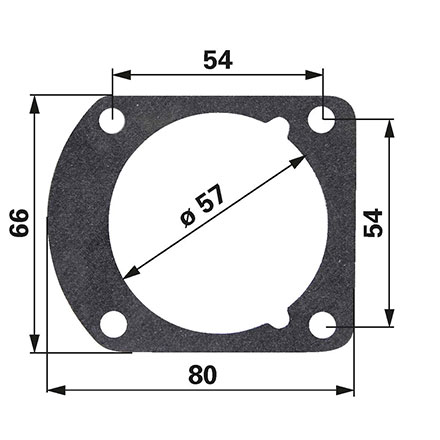 Tesnenie hlavy valca 501512204 pre Husqvarna 61, 66, 266, 268, 268S, 268K, 272