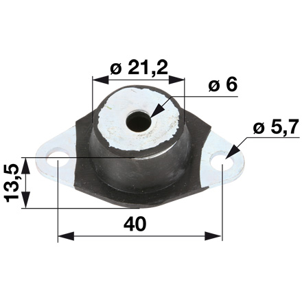 Silentblok 11157909901 pre Stihl 030, 031, 032, 045, 065