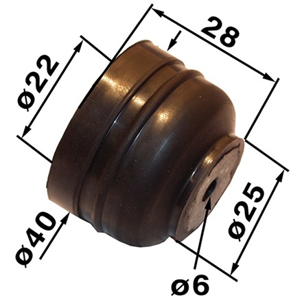 Silentblok 11227909901 pre Stihl 064, 066, MS640, MS660