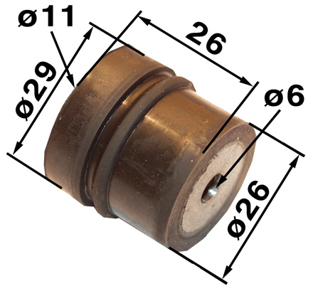 Silentblok 11217909903, 11217909912 pre Stihl 024, 026, 038, MS240, MS260, MS380, MS390