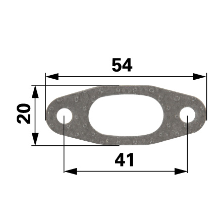 Tesnenie výfuku 41281490600 pre Stihl FS400, FS450, FS480, FR 350, FR 450, FR 480