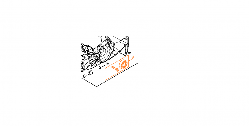č.5 Ložisko ľavé 1142 007 1001 pre Stihl MS462, MS462 C