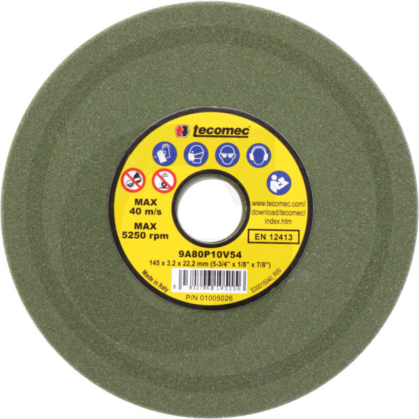 Brúsny kotúč reťazí 145 x 3,2 x 22,3 mm ZELENÝ TECOMEC