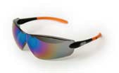 Okuliare OREGON čierne zrkadlové