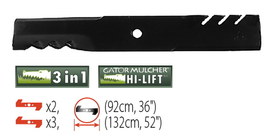 96-344 Nôž pre Great Dane 132 cm - 52”