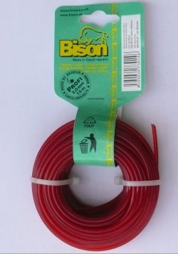 Lanko 2,4 mm x 15 m BISON PROFI červené