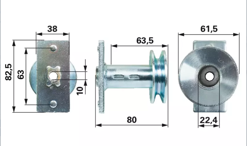 Unášač noža 748-04016A, 748-04016 pre MTD SP 460, YM 5518 SP, YM 5519 SPO, 385 SPH, BA 451, GES 45