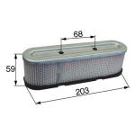 Vzduchový filter oválny pre Tecumseh - Modely OHV, OVXL, TVXL195, TVXL200, TVM195, TVM200...