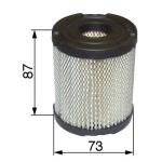 Vzduchový filter okrúhly pre Tecumseh - TVXL105, TVXL840, H50, H60, HH60, HH70, Modely TVS