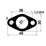 Tesnenie sania pre Briggs a Stratton - 27355S