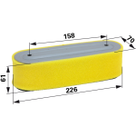 Filter 17210891505 pre Honda GV 100, GV 340, GV 400