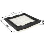 Vzduchový filter 37360 pre Tecumseh - OV691, TVT69, VTX691