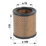 Vzduchový filter okrúhly pre Tecumseh - HH80, 100, 120
