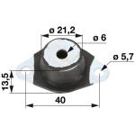 Silentblok 11157909901 pre Stihl 030, 031, 032, 045, 065