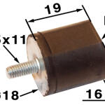 Silentblok 11147909600 pre Stihl 010, 011, 012, 045, 056