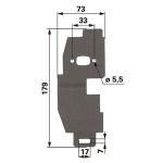 Tesnenie výfuku 41371490600 pre Stihl FS75, FS80, FS85, FS85R, FR85 T, SP, KR, KW, HL, FC