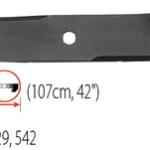 91-167 Žací nôž pre Dixon model 428, 429, 542