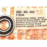 č.2 Ložisko kľukovky ľavé 9503 003 032, 15x32x8 pre Stihl MS241 C