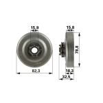 Reťazovka 26831, 3/8”-7 pre Husqvarna 61, 266, 268, 272, Jonsered 625, 630, 630 SUPER, 670